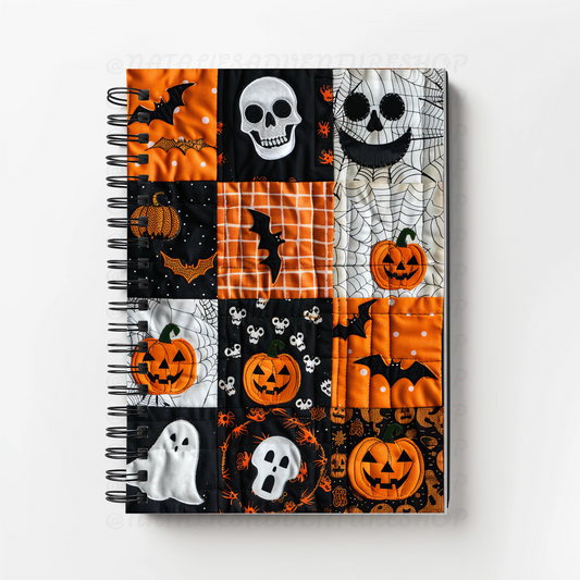 *Pre-Order* Spooky Faux Patch Notebook 120 pages