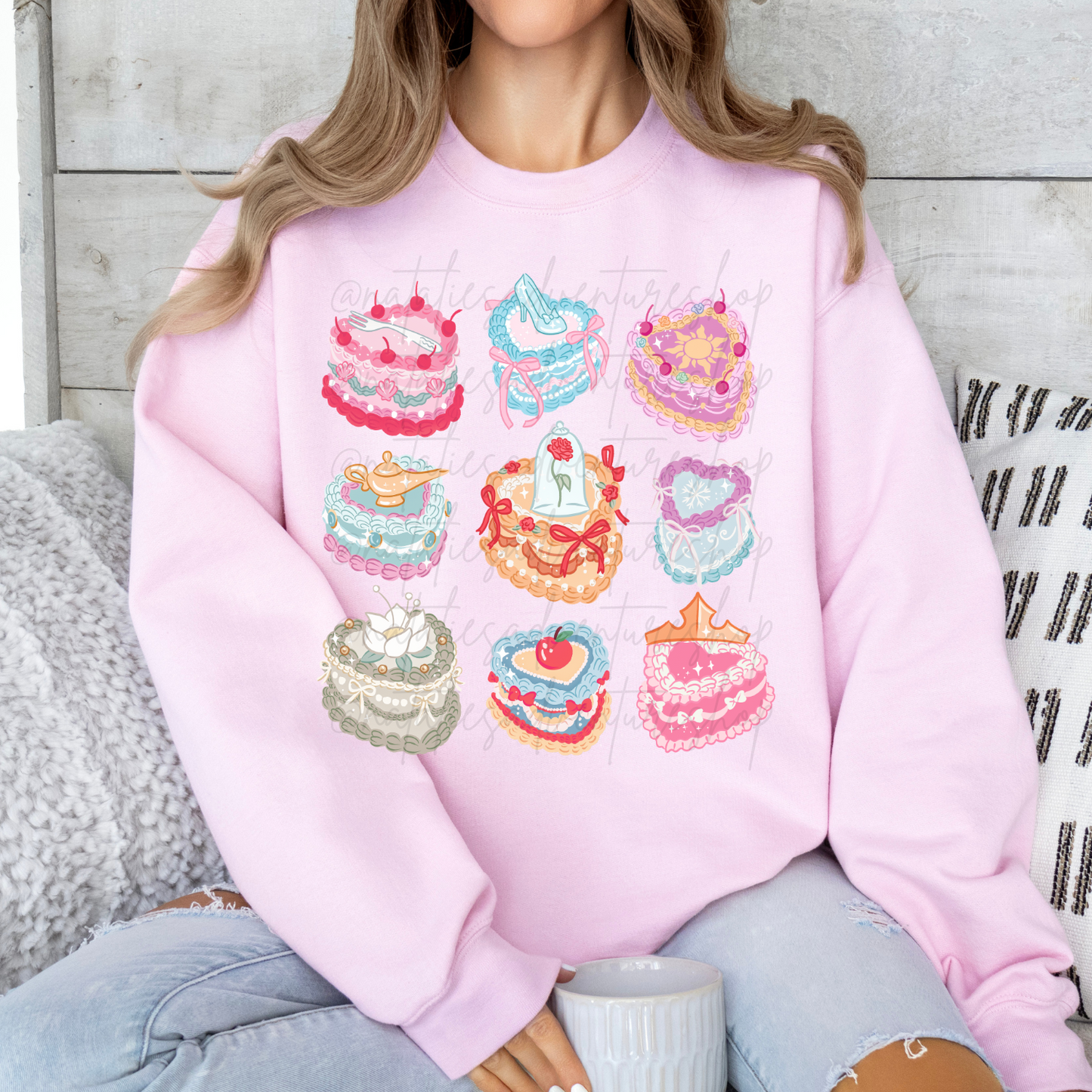 *Pre-Order* Princess Cakes Cartoon Crewneck
