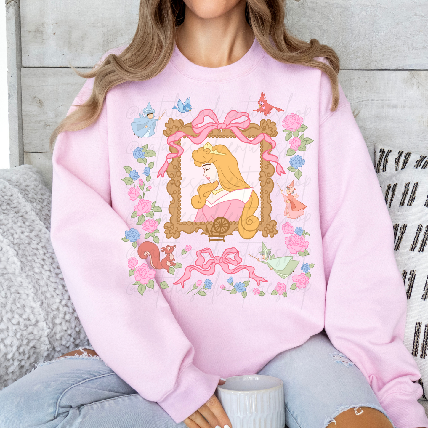 *Pre-Order* Briar Rose Princess Portrait Crewneck