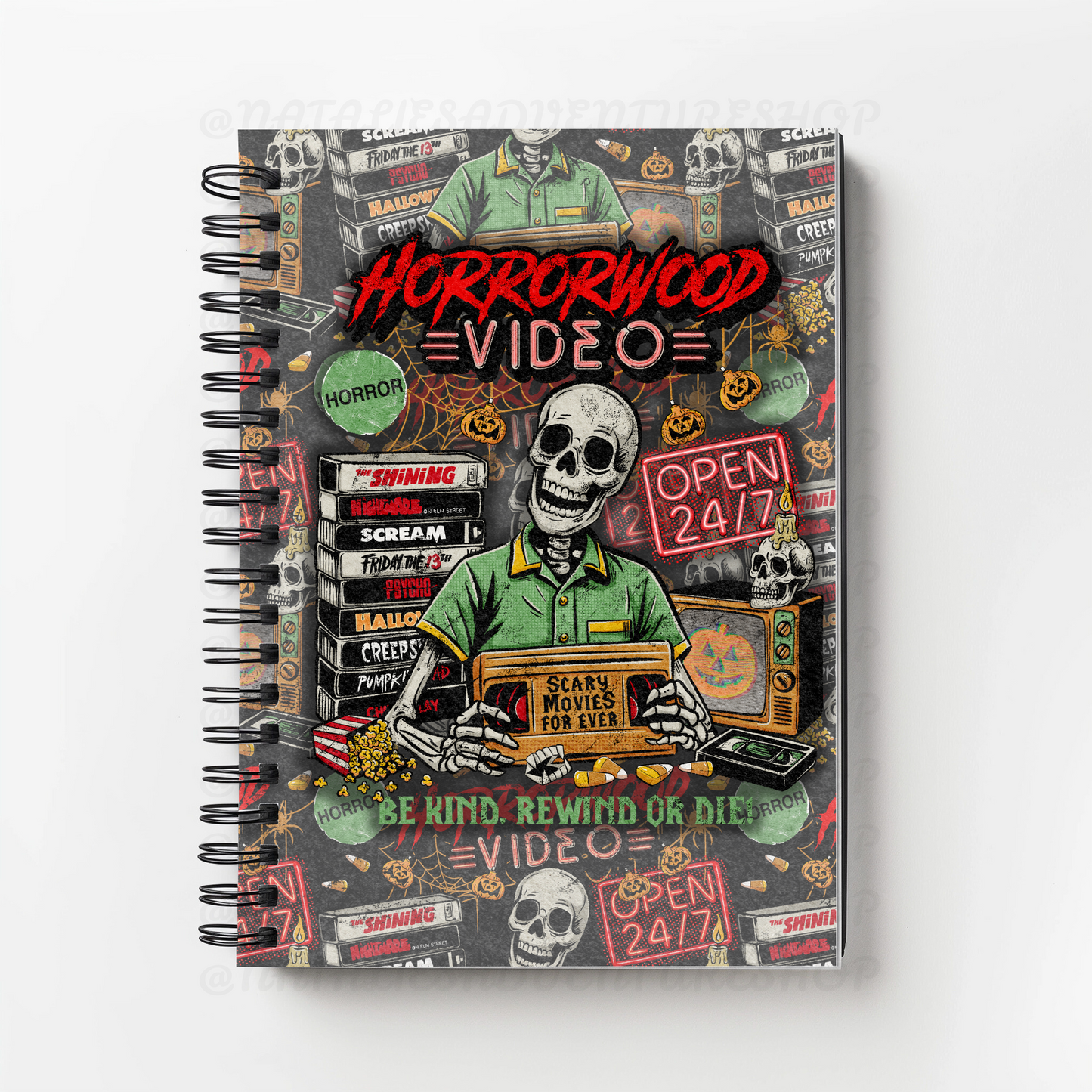 *Pre-Order* HorrorWood Movies Notebook 120 pages