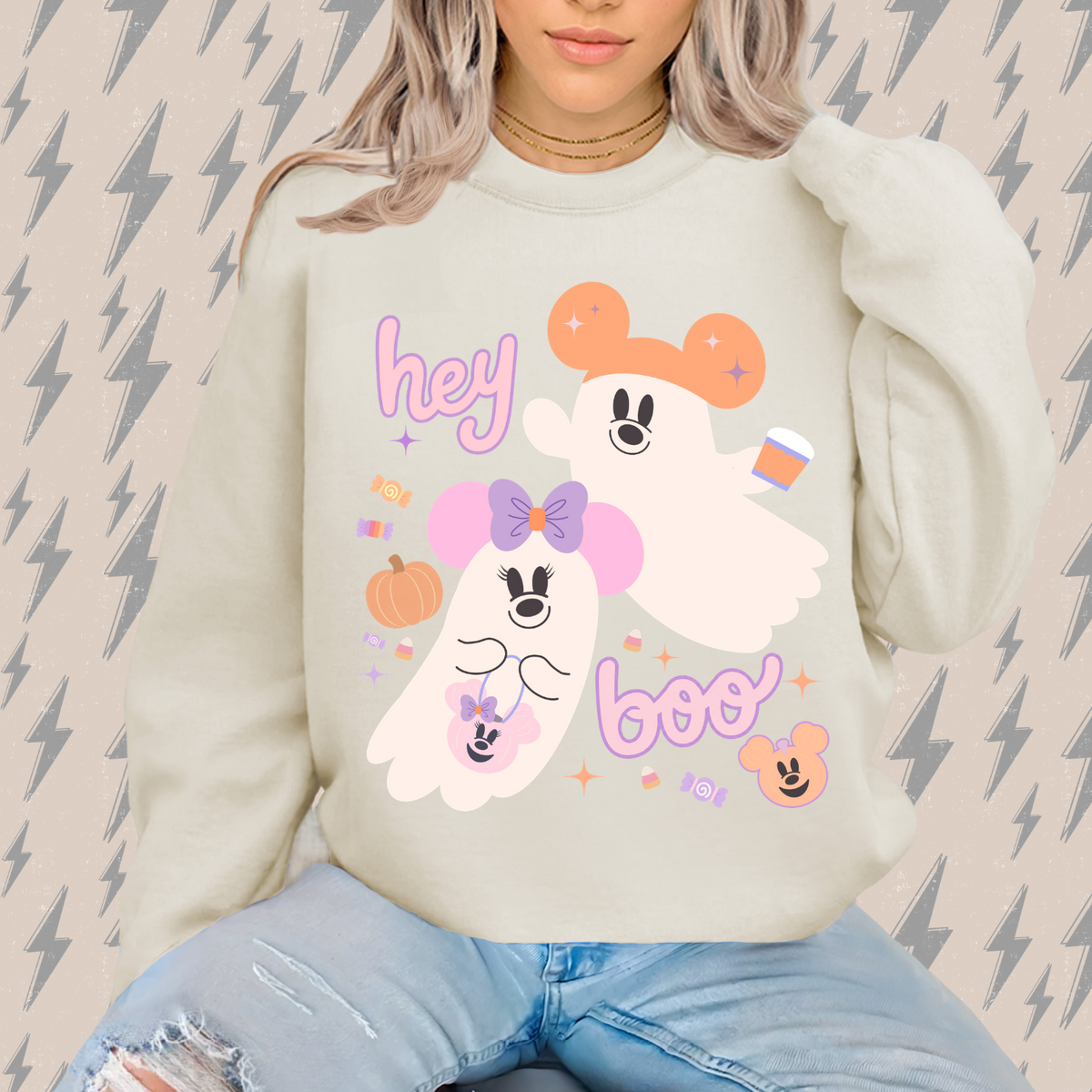 *Pre-Order* Hey Boo Crewneck