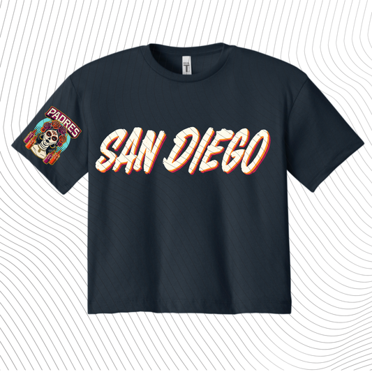 *Pre-Order* SD Navy Crop Top