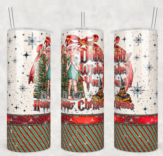 *Pre-Order* Dobby Christmas 20oz Stainless Steel Tumbler