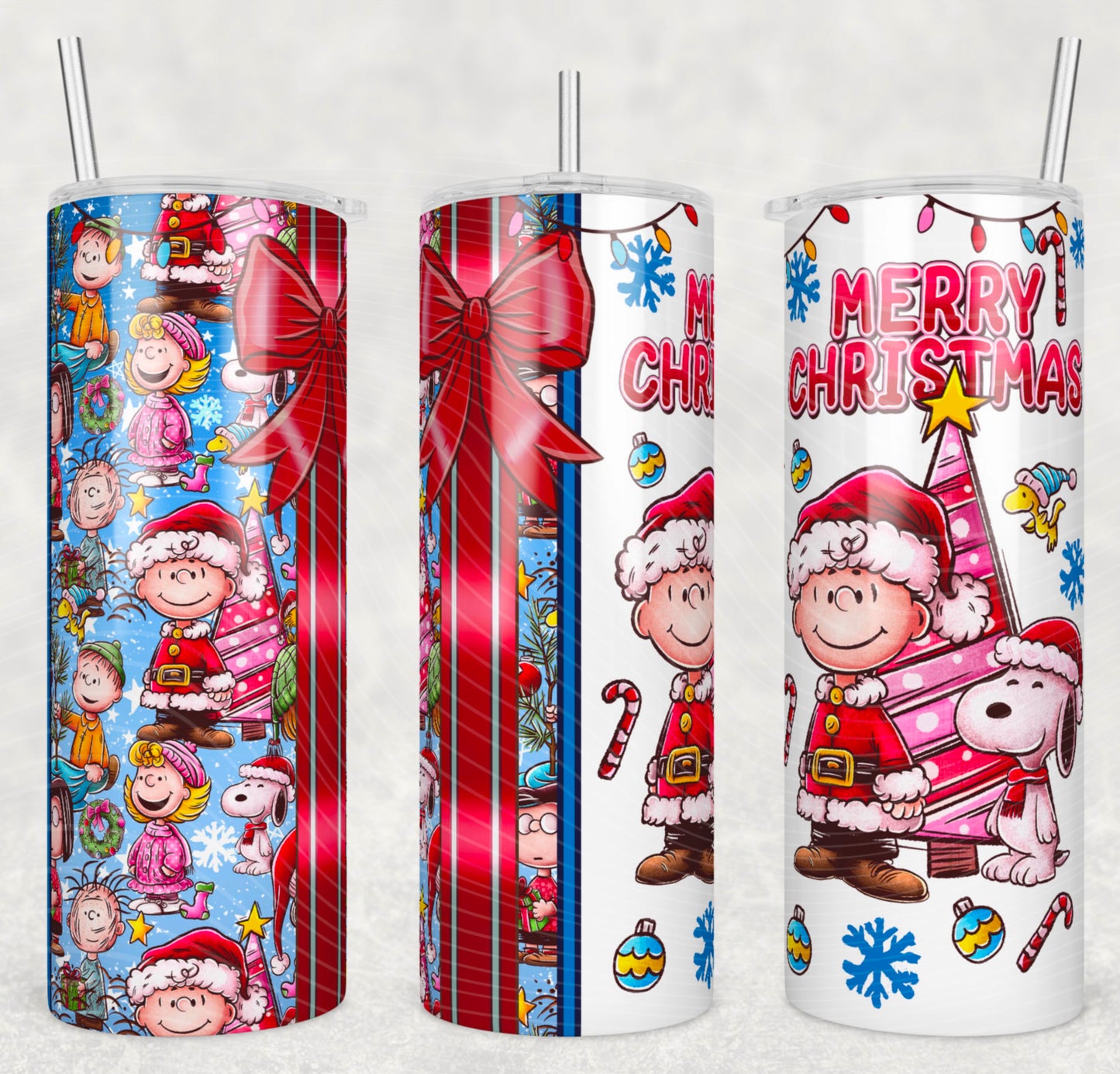 *Pre-Order* Peanut Christmas 20oz Stainless Steel Tumbler