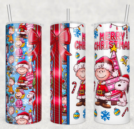 *Pre-Order* Peanut Christmas 20oz Stainless Steel Tumbler