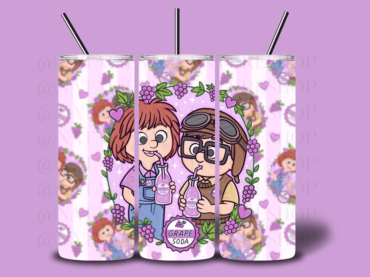*Pre-Order* Grape Soda Club 20oz Stainless Steel Tumbler