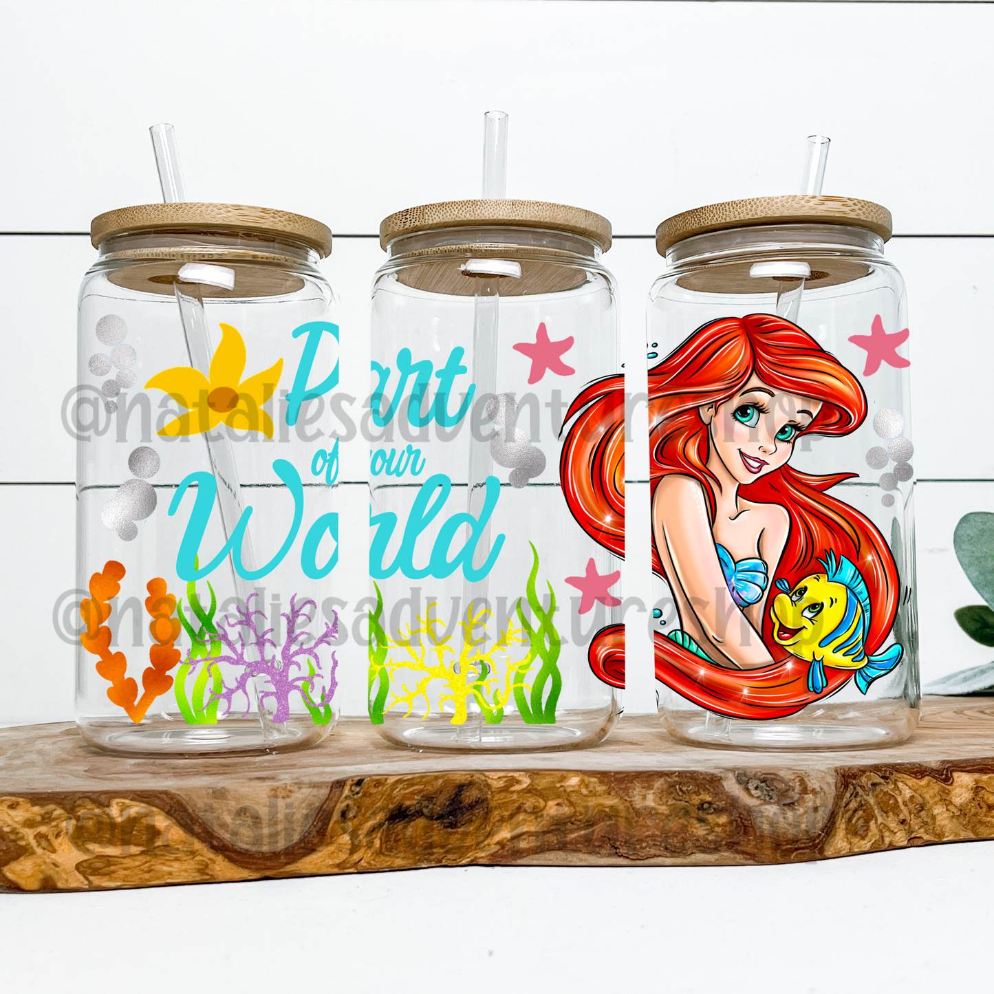 *Pre-Order* Princess 16oz Snowglobe Glass Cans