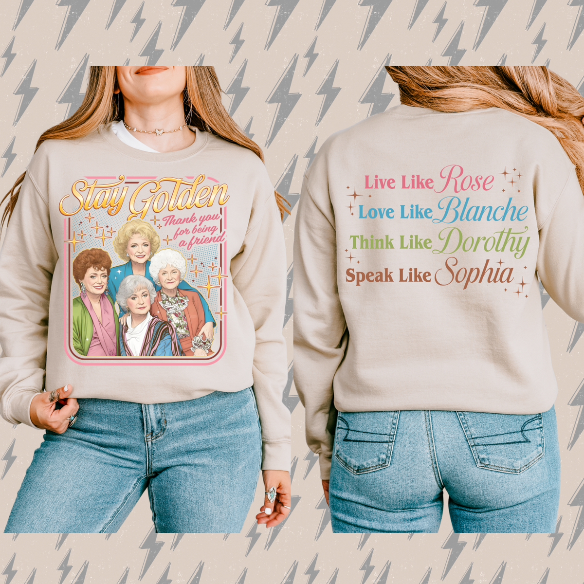 *Pre-Order* Stay Golden Crewneck