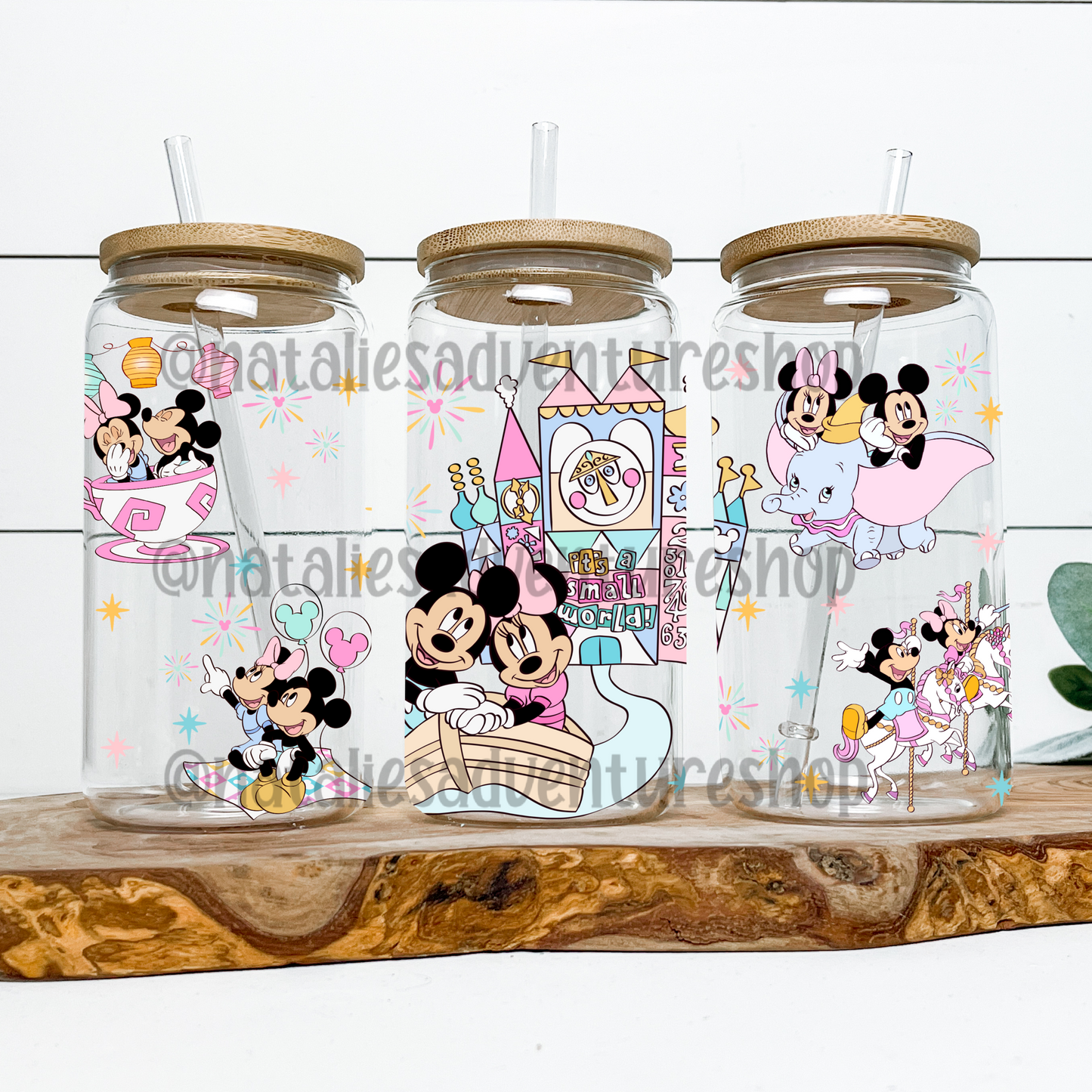 *Pre-Order* Small World Mouse 16oz Snowglobe Glass Can