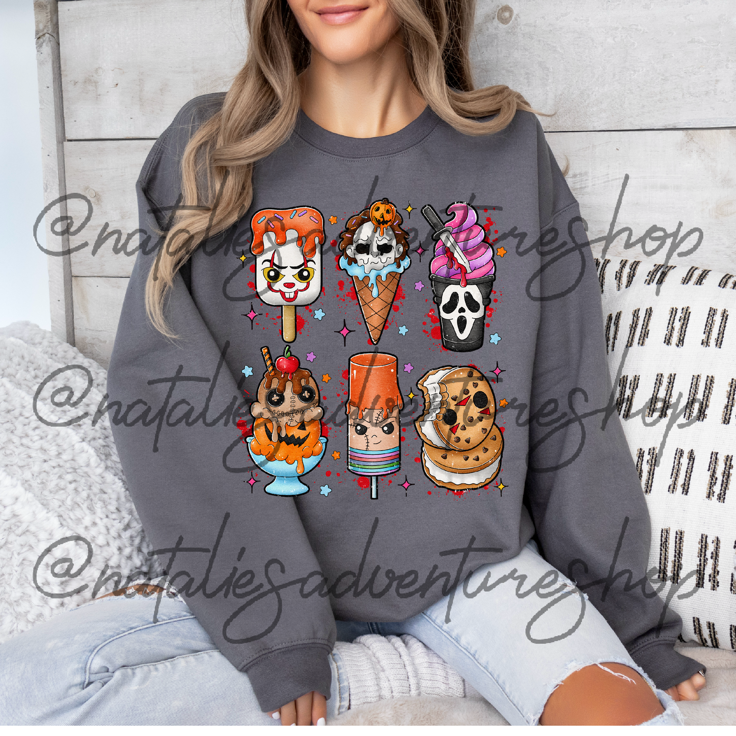 *Pre-Order* Horror Pops Crewneck