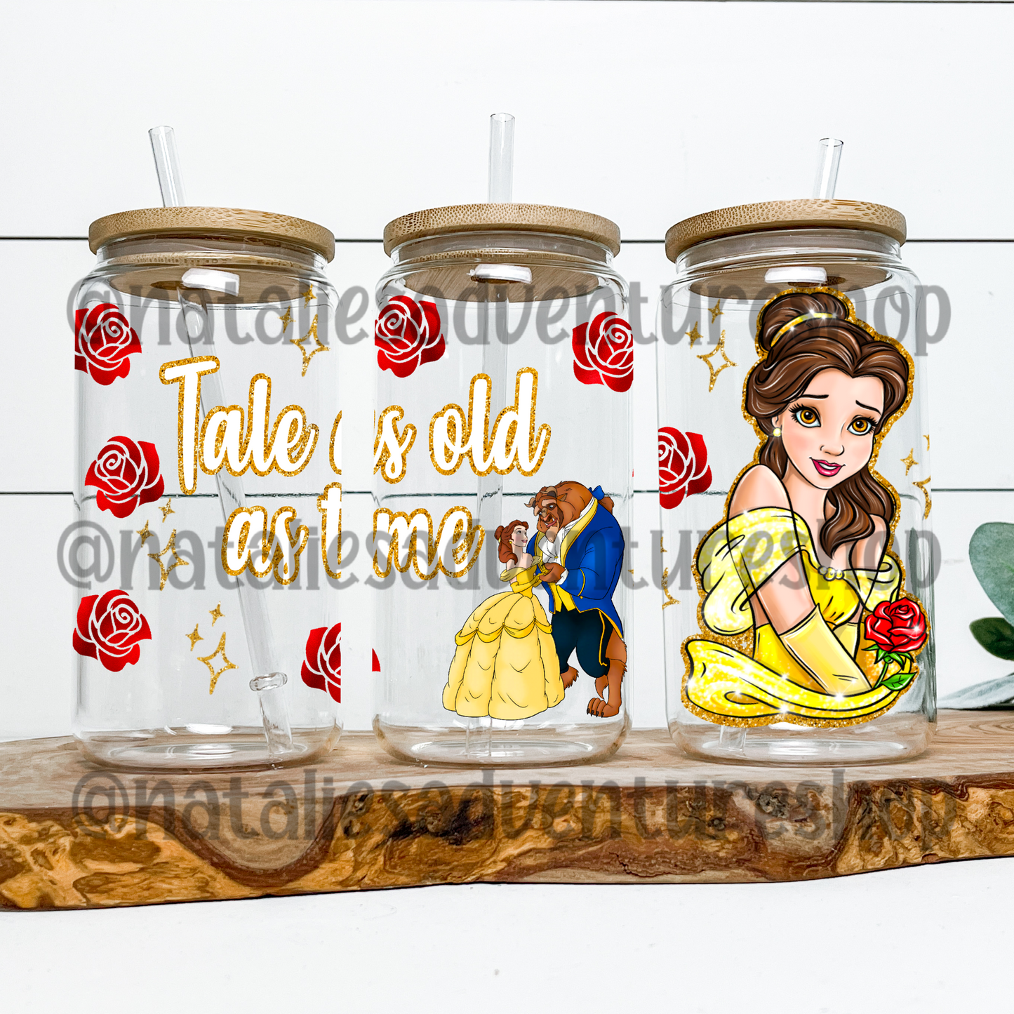 *Pre-Order* Princess 16oz Snowglobe Glass Cans