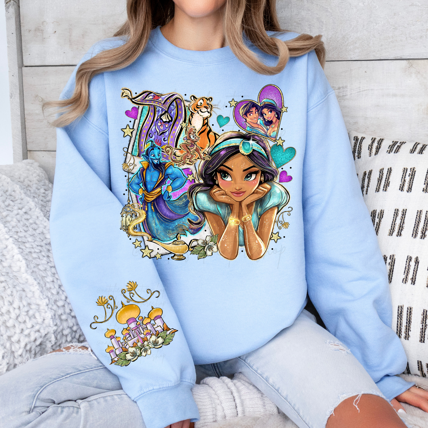 *Pre-Order* Arabian Princess Cartoon Crewneck