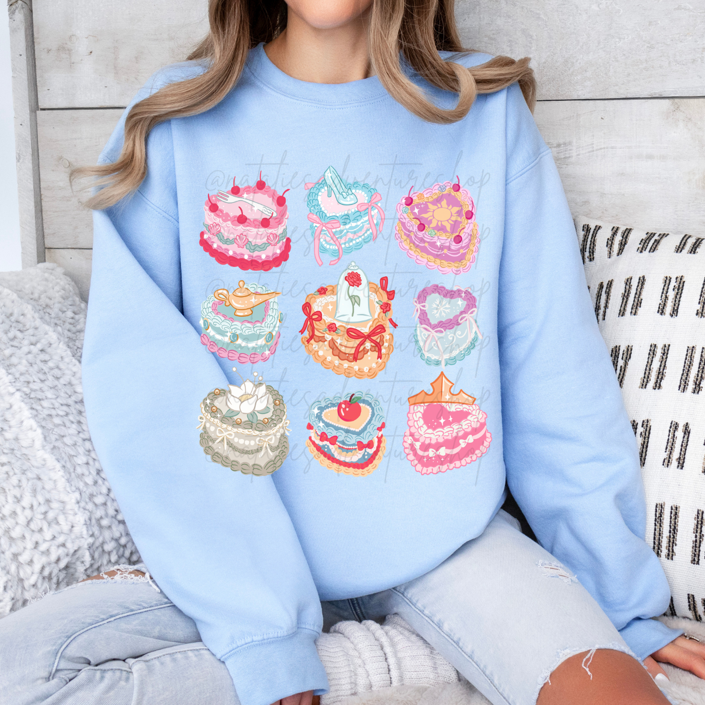*Pre-Order* Princess Cakes Cartoon Crewneck