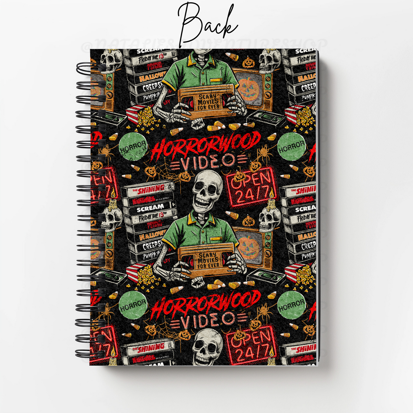 *Pre-Order* HorrorWood Movies Notebook 120 pages