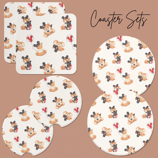 *Pre-Order* Park Bear Coaster Sets