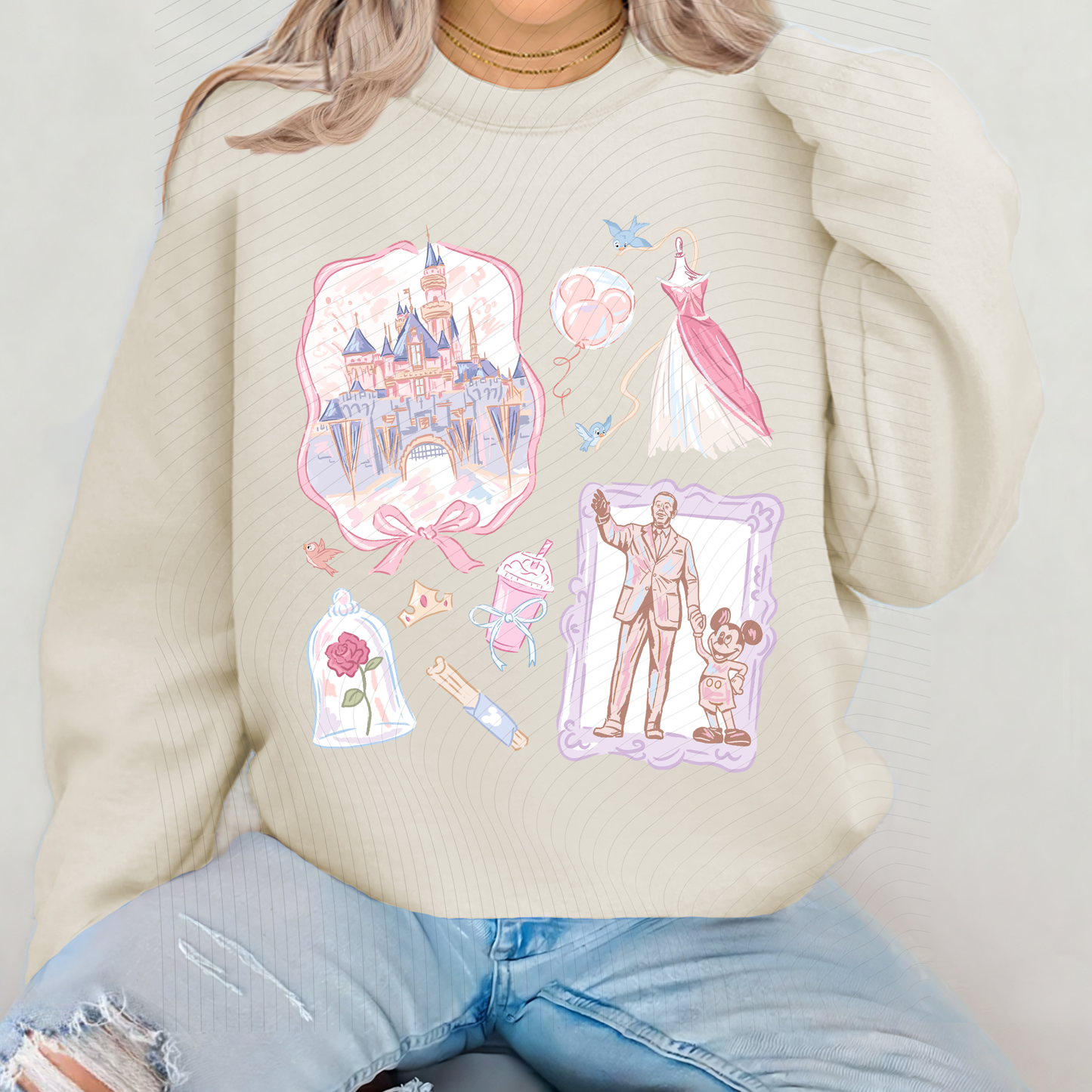 *Pre-Order* Spring Magic Castle Crewneck