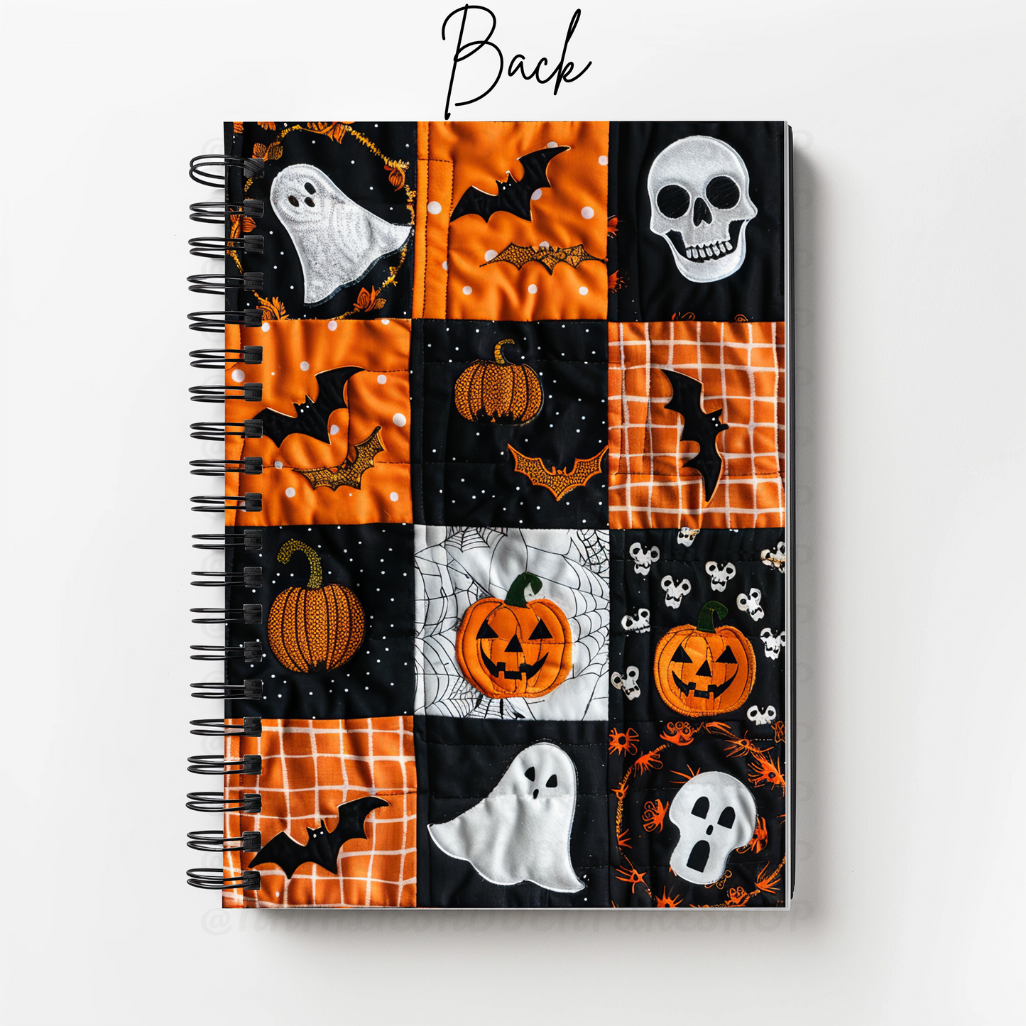 *Pre-Order* Spooky Faux Patch Notebook 120 pages
