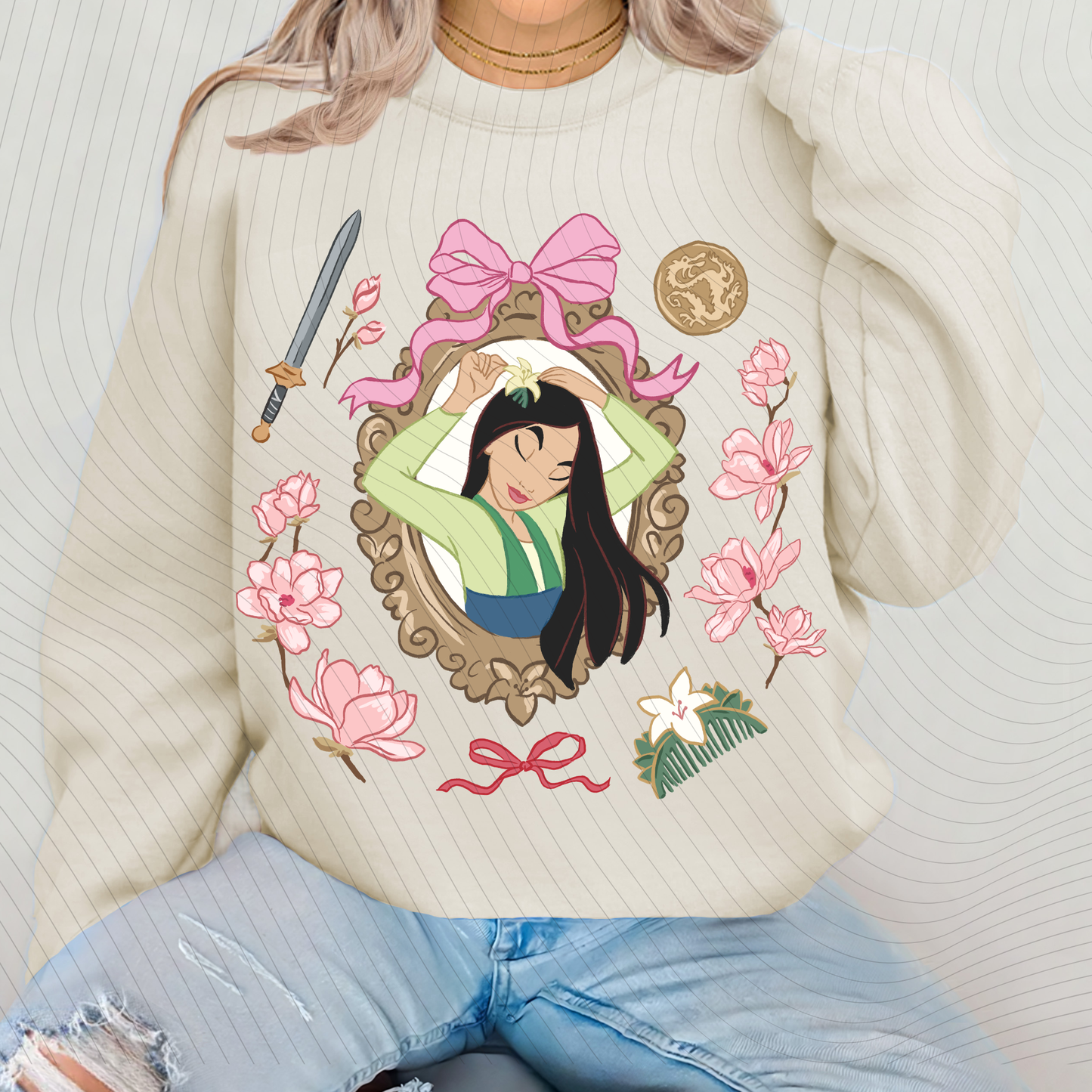 *Pre-Order* Fa Mula Frame Princess Crewneck