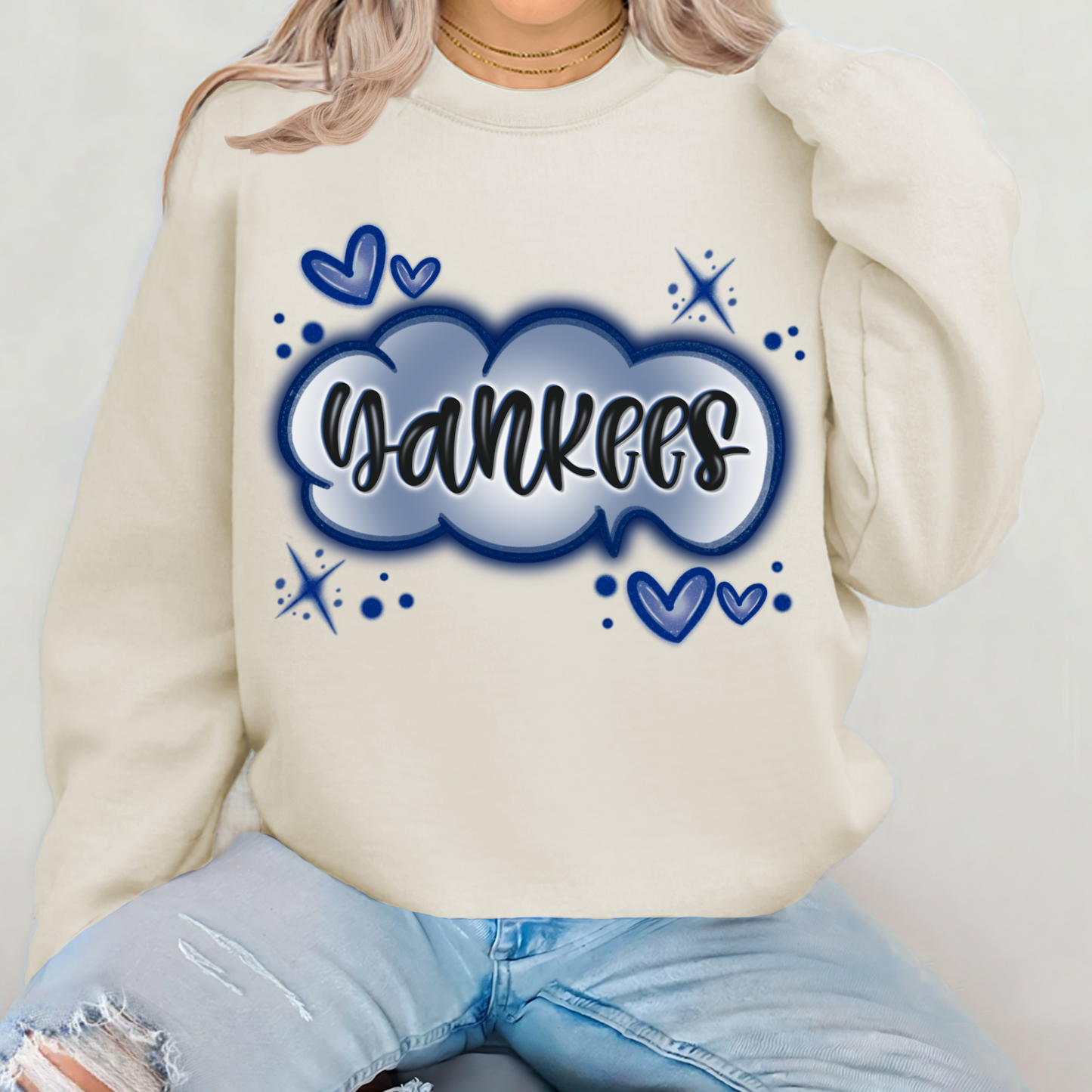*Pre-Order* NYYank Airbrush Hoodie/Crewneck