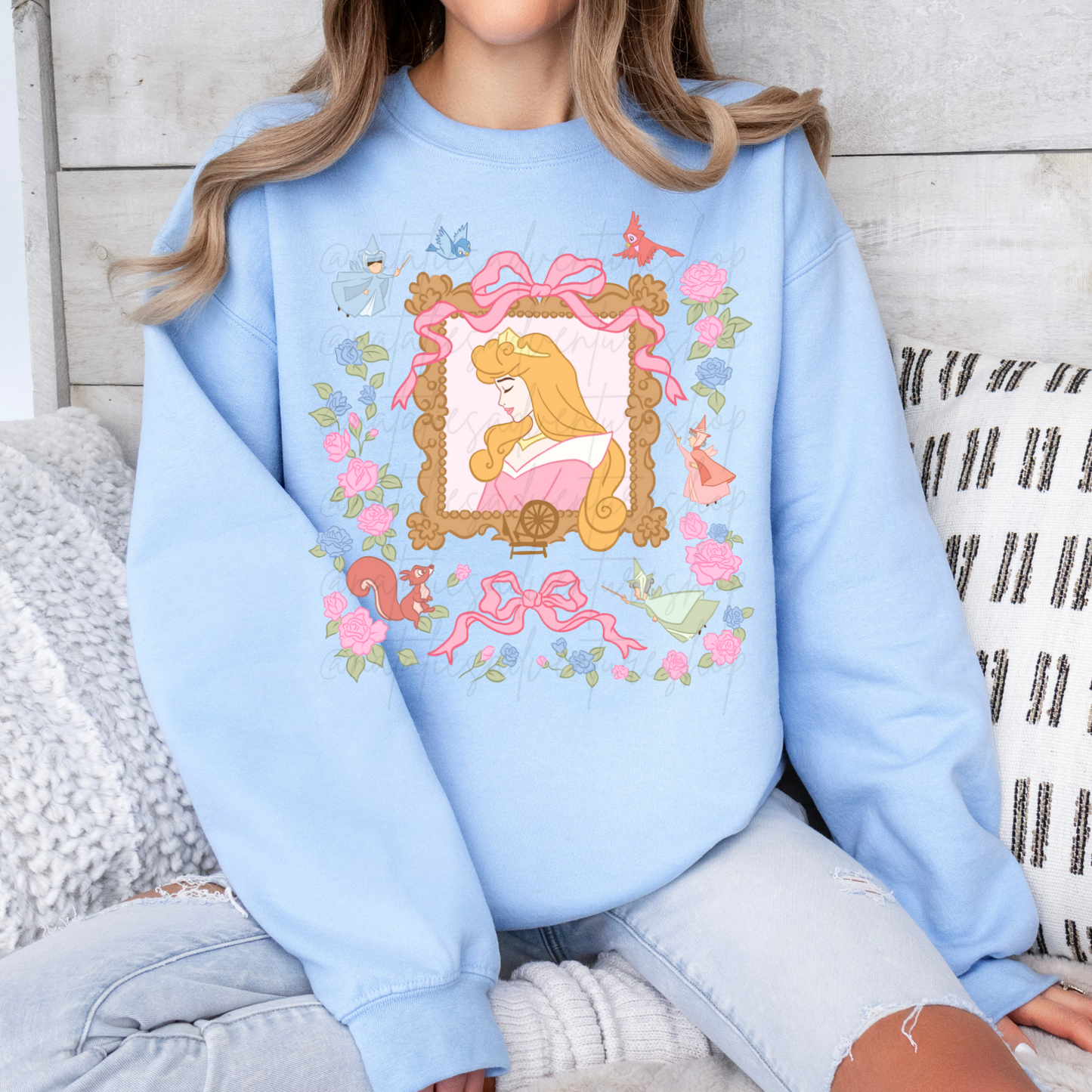 *Pre-Order* Briar Rose Princess Portrait Crewneck