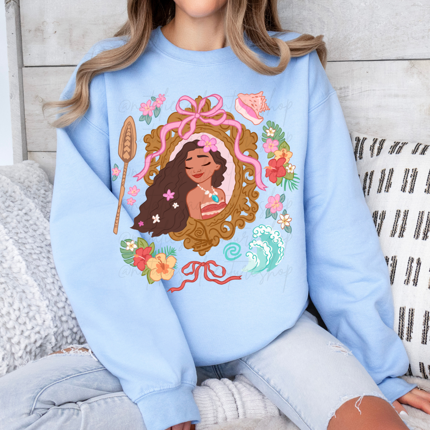*Pre-Order* Wavefinder Portrait Princess Crewneck
