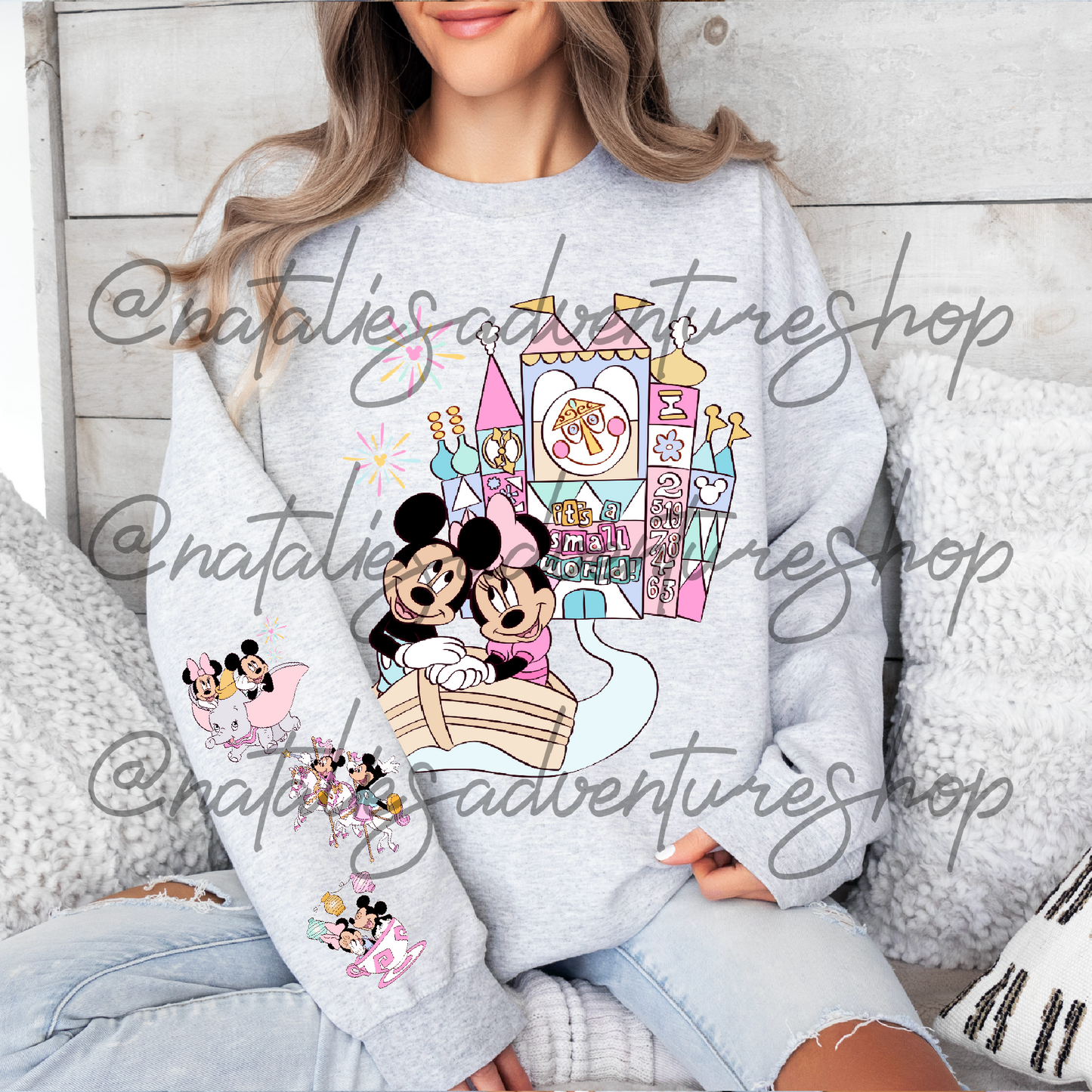 *Pre-Order* Small World Mouse Crewneck