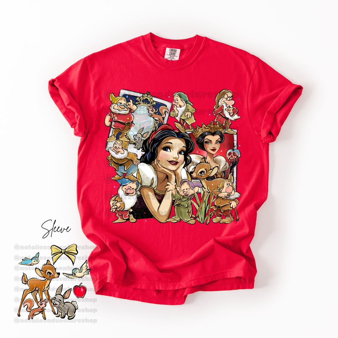 *Pre-Order* Snow Princess Cartoon T-Shirt (Comfort Colors)