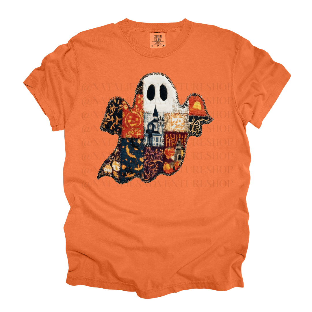 *Pre-Order* Ghost Faux Patch T-Shirt (Comfort Colors)