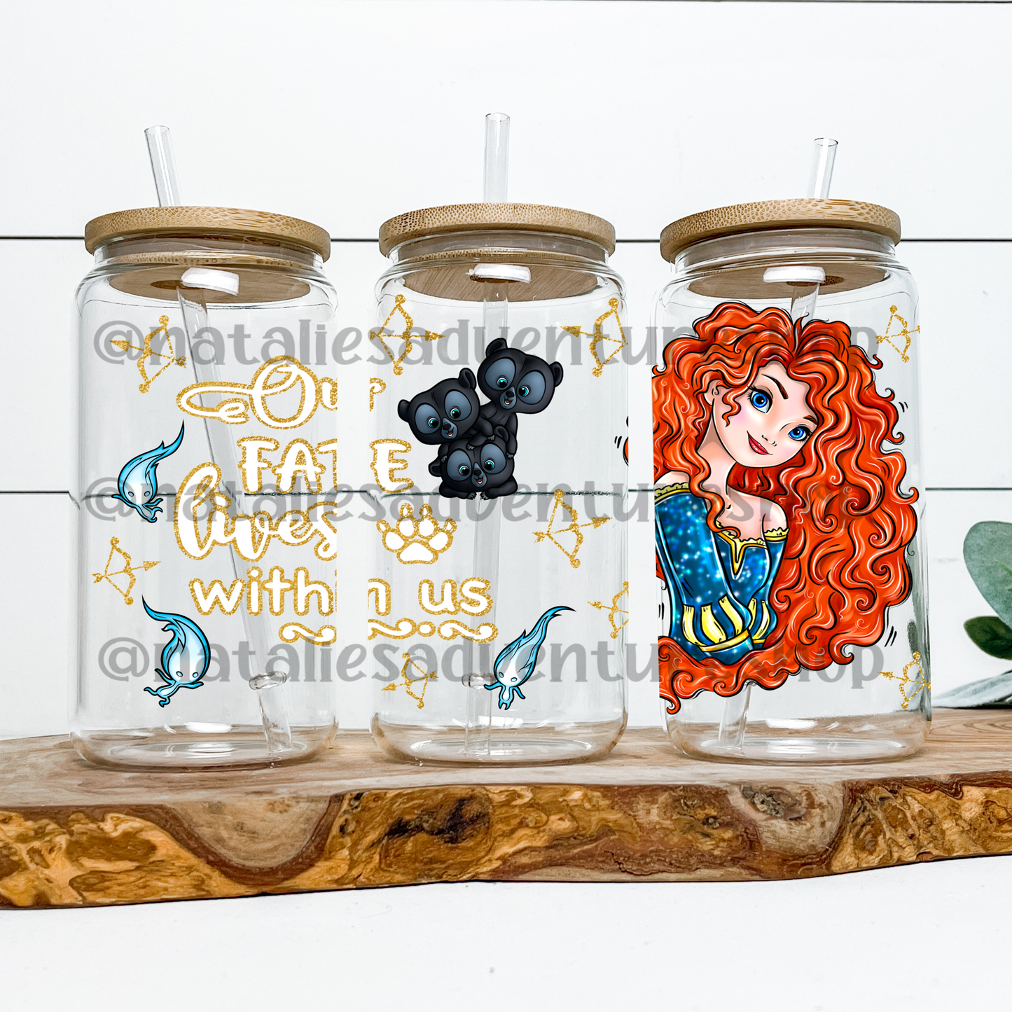 *Pre-Order* Princess 16oz Snowglobe Glass Cans