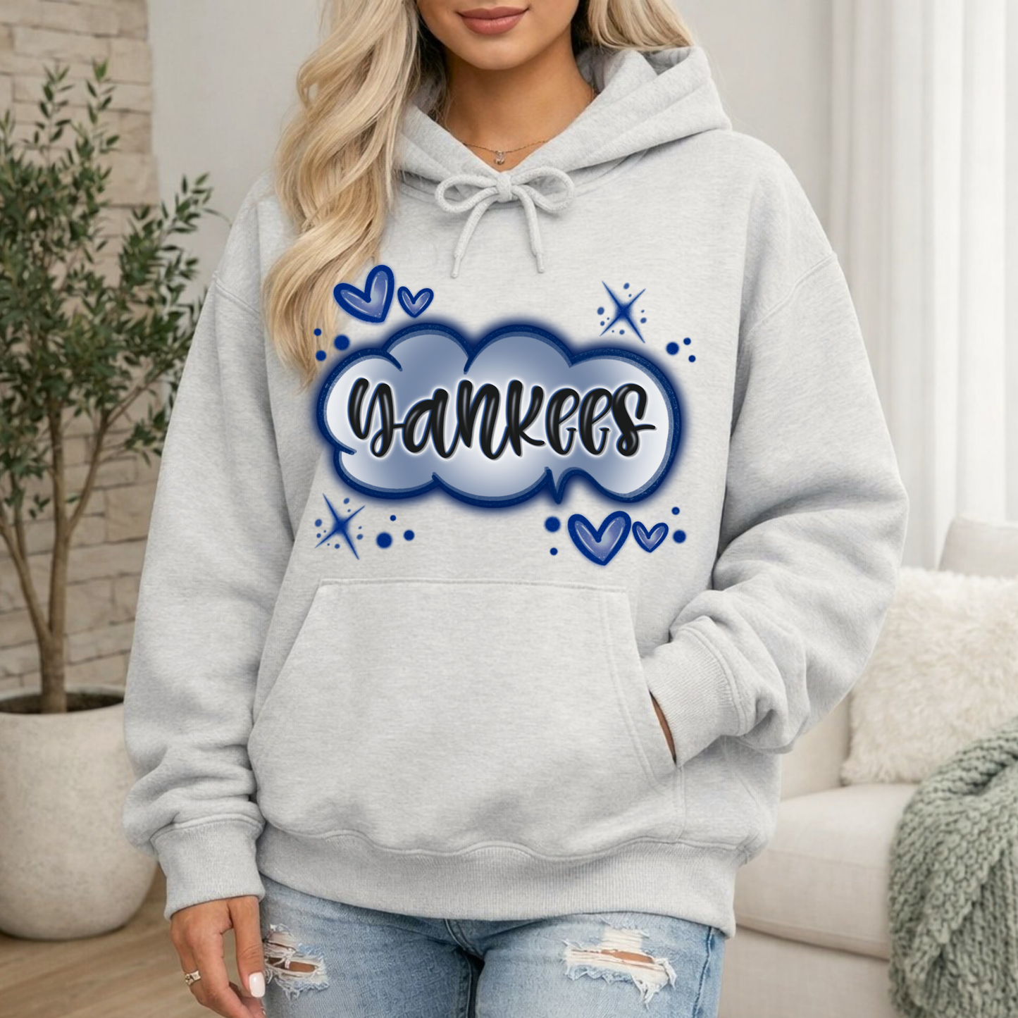 *Pre-Order* NYYank Airbrush Hoodie/Crewneck