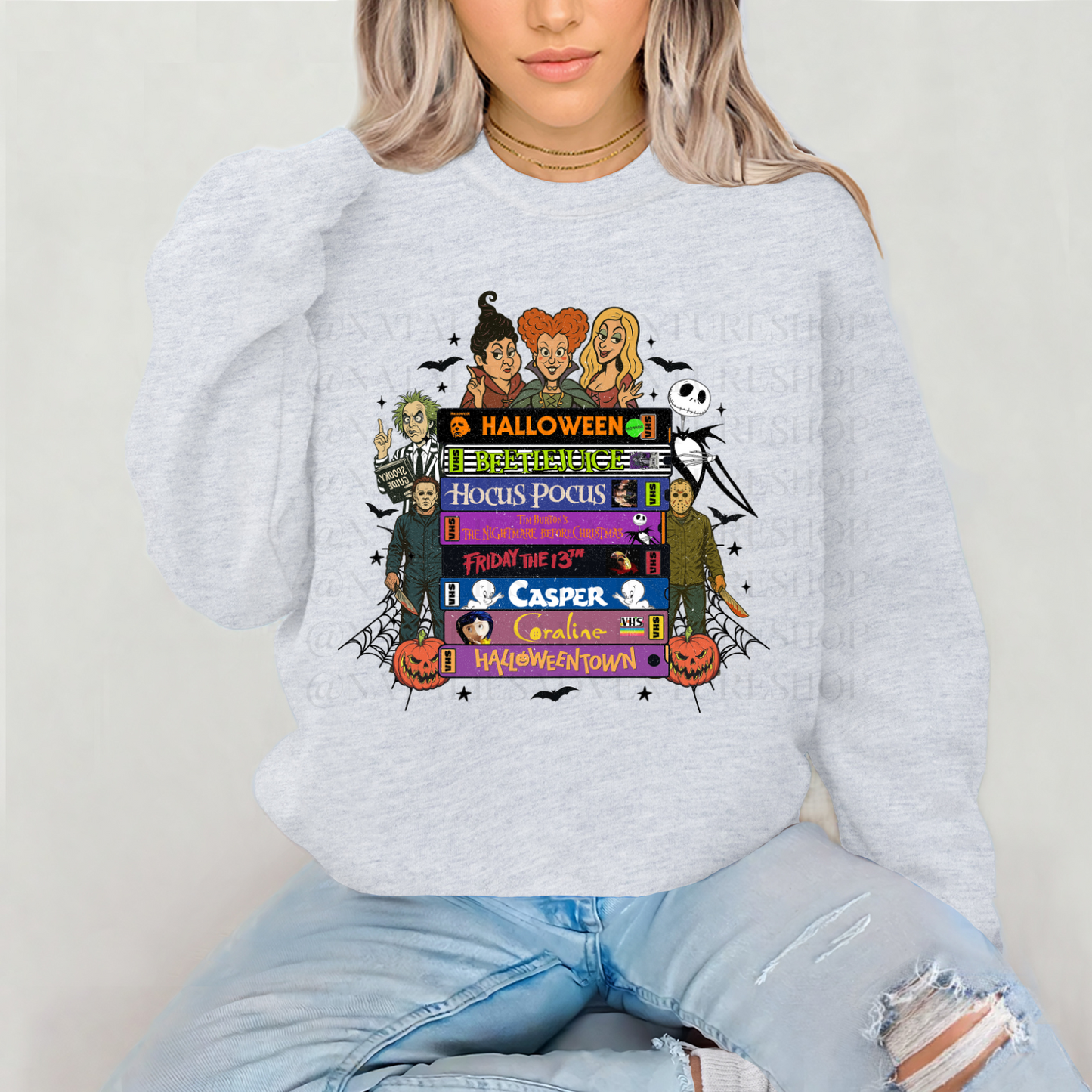 *Pre-Order* Halloween VHS Tapes Crewneck