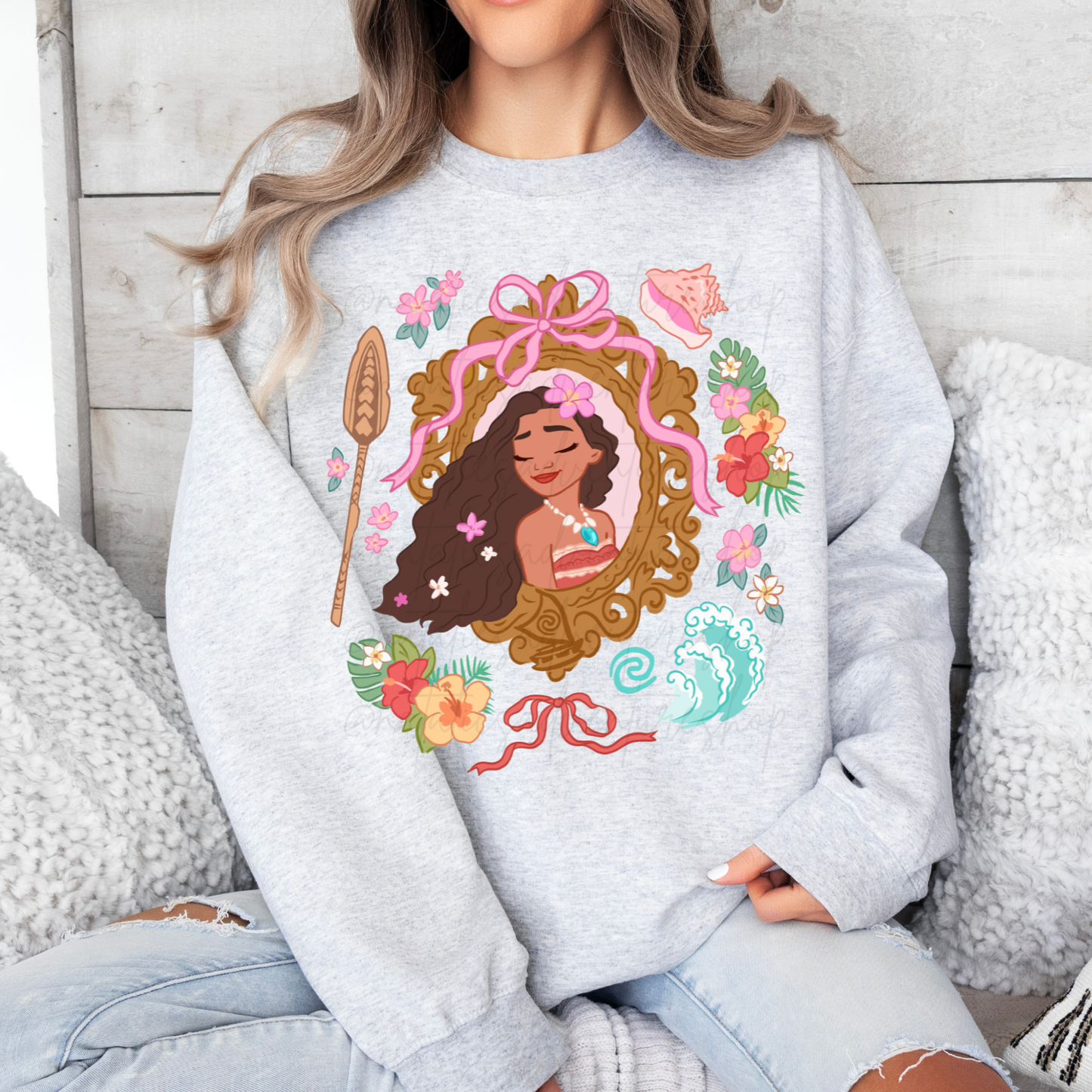 *Pre-Order* Wavefinder Portrait Princess Crewneck