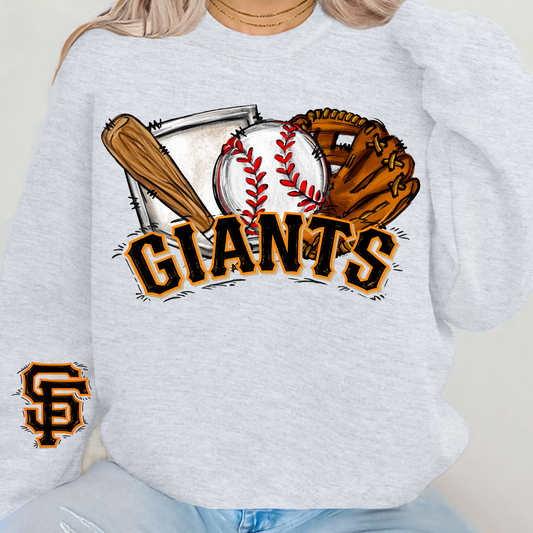 *Pre-Order* Doodle SFGiants Hoodie/Crewneck