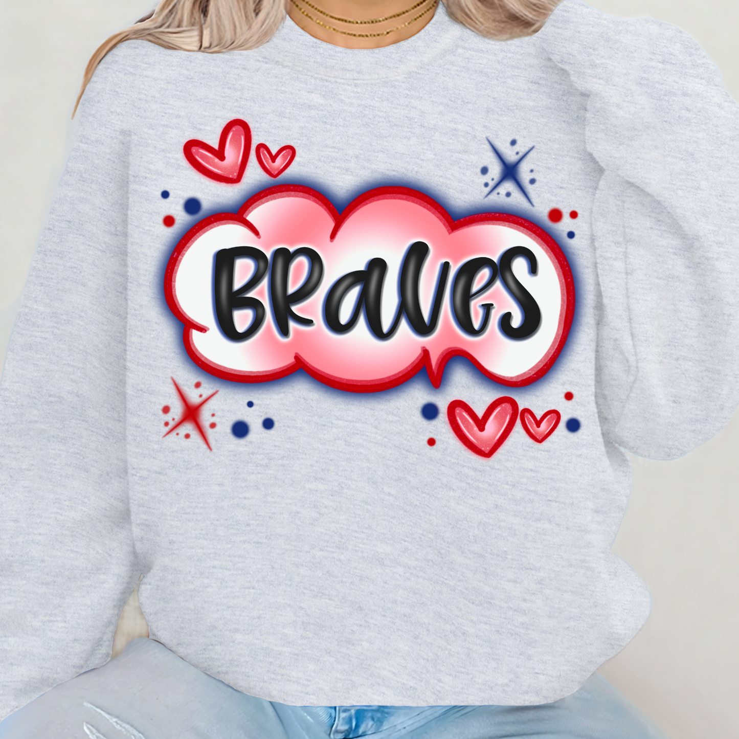 *Pre-Order* ATLBrave Airbrush Hoodie/Crewneck