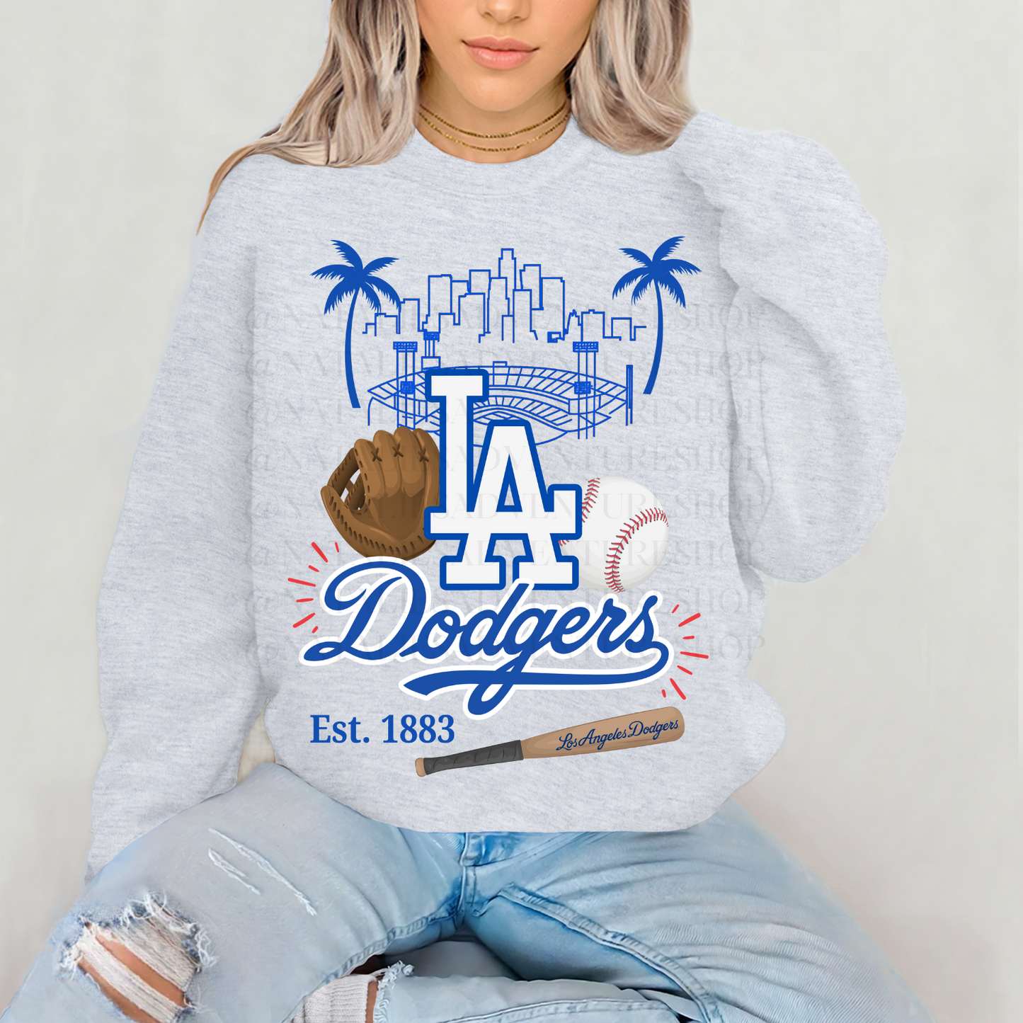 *Pre-Order* LA Dodg Stadium Crewneck
