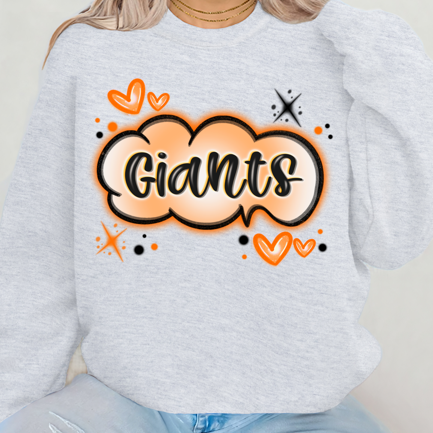 *Pre-Order* SFGiants Airbrush Hoodie/Crewneck