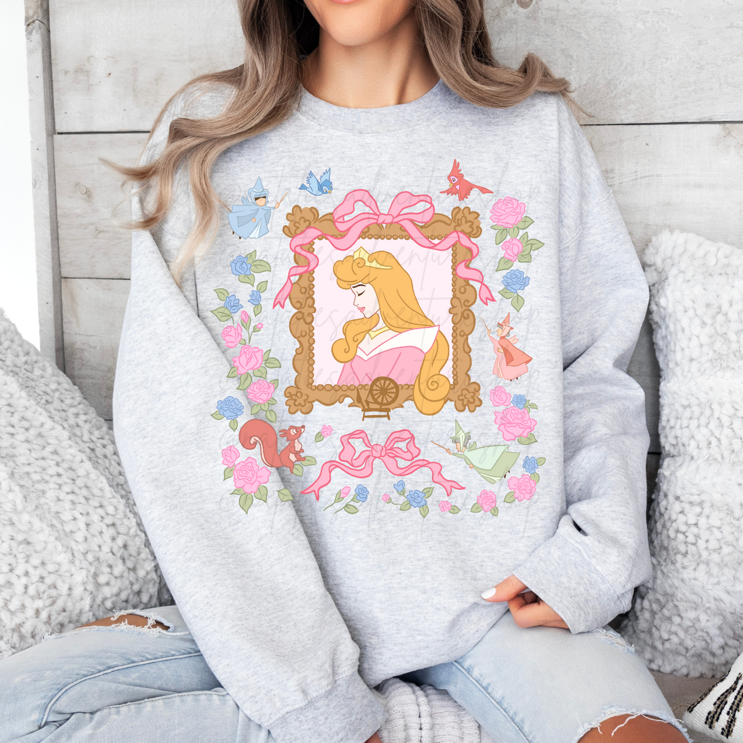 *Pre-Order* Briar Rose Princess Portrait Crewneck