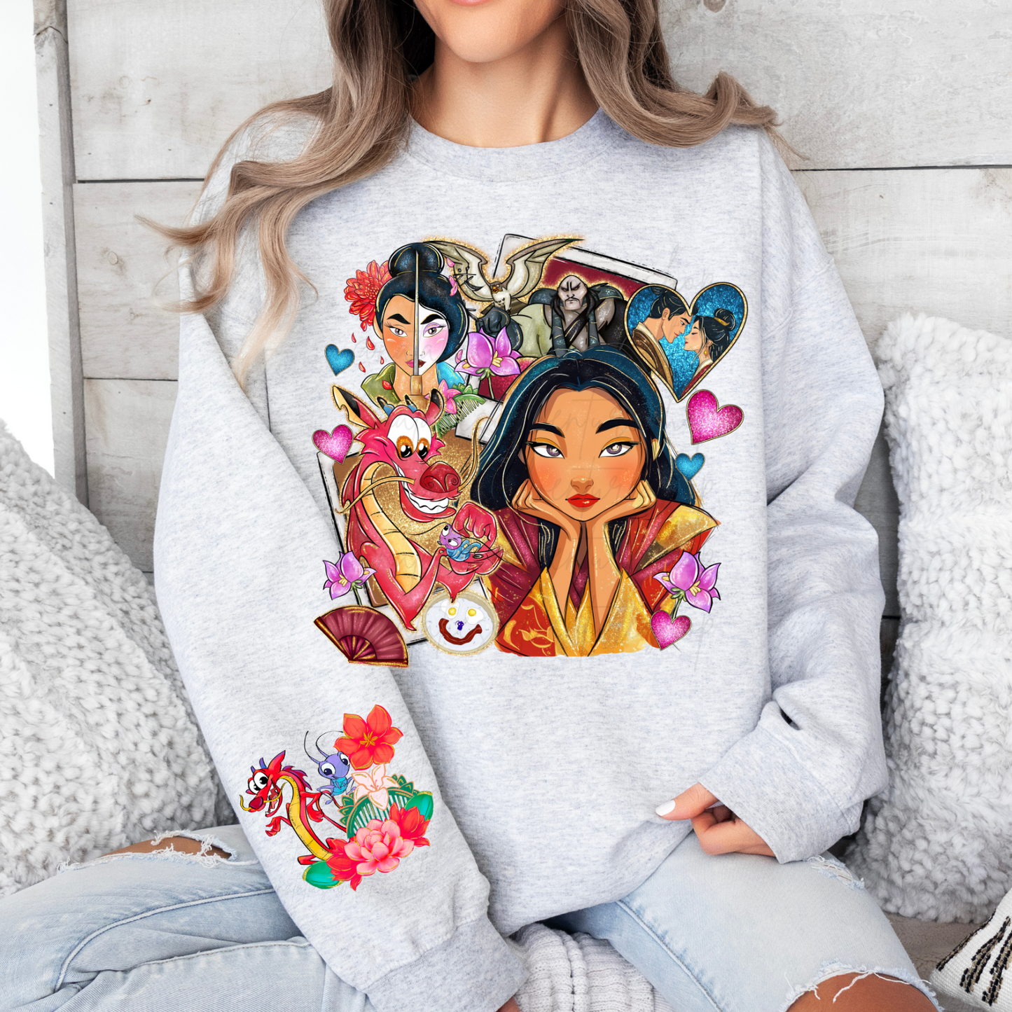 *Pre-Order* Loyal, Brave, True Princess Cartoon Crewneck
