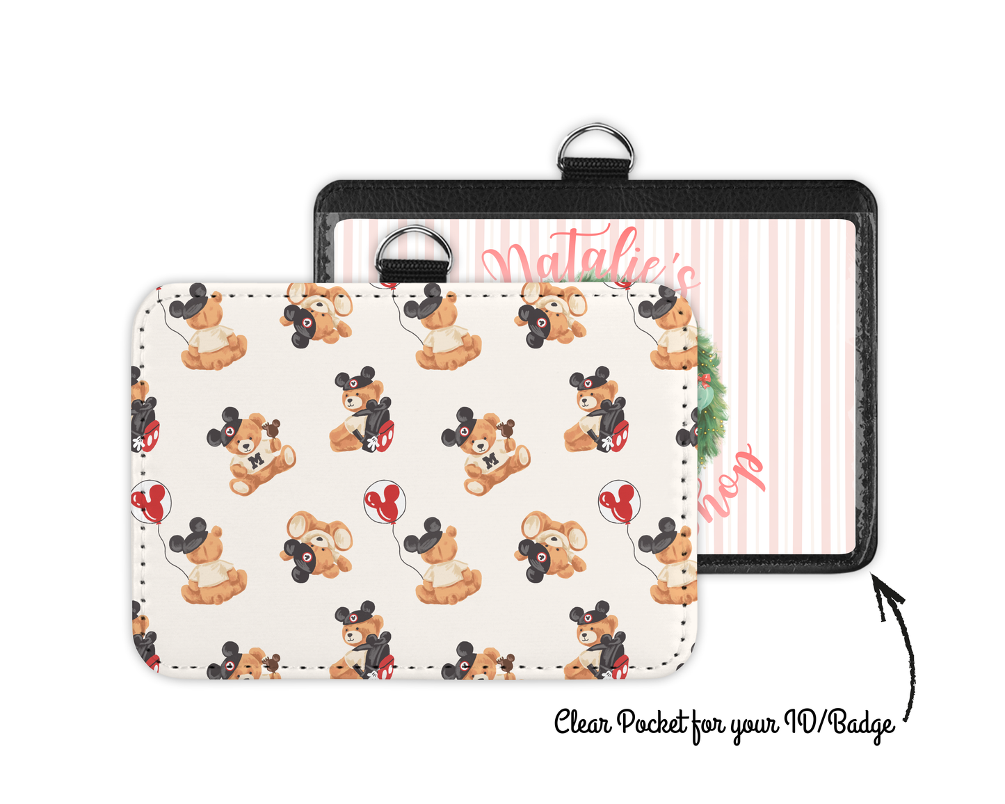 *Pre-Order* Park Bear ID/BADGE Holder