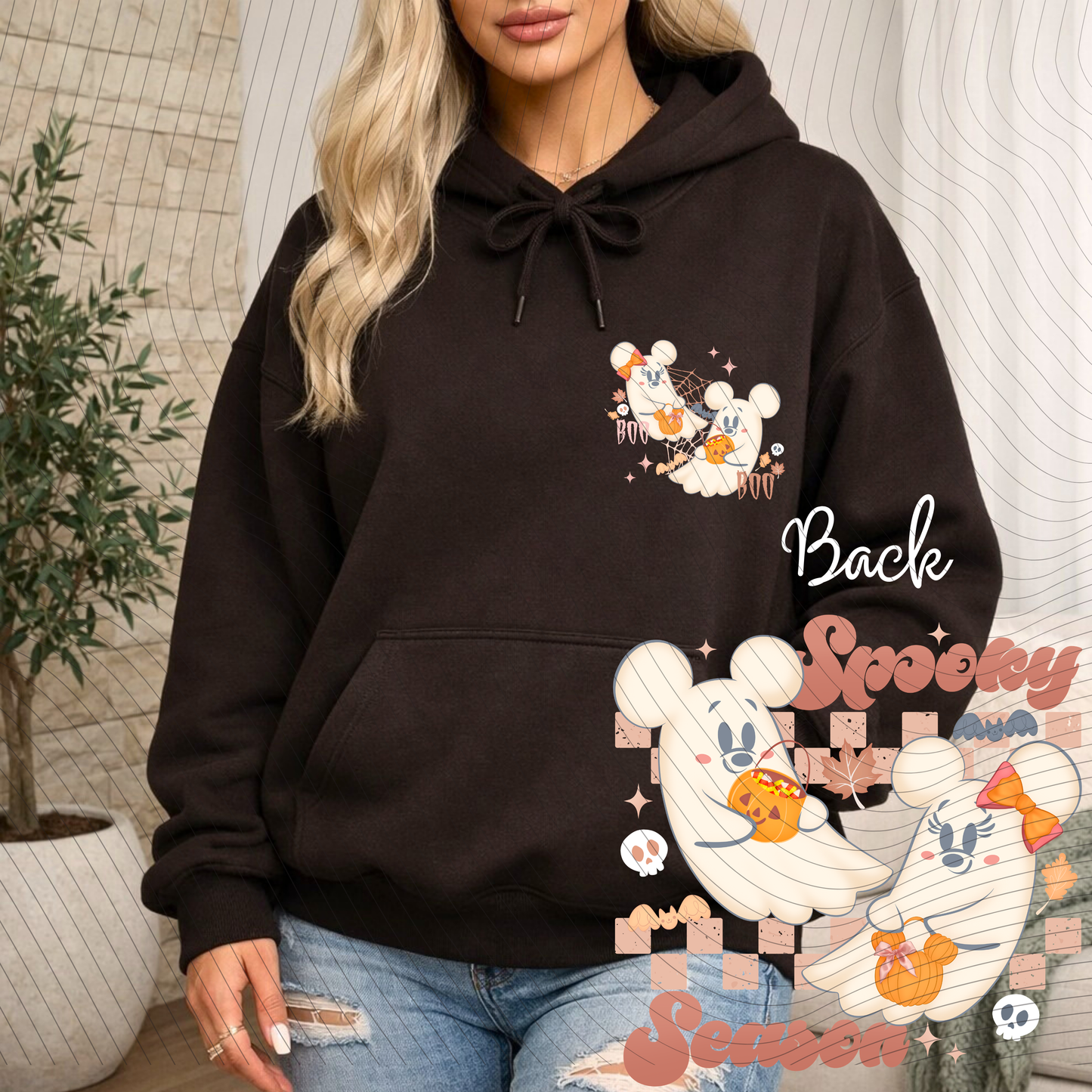 *Pre-Order* Pink Spooky Season Hoodie/Crewneck