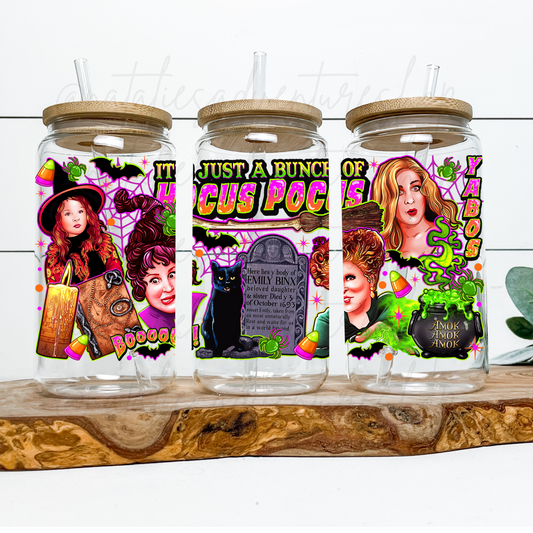 *Pre-Order* Pocus Neon 16oz Glass Can