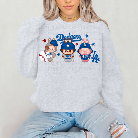 *Pre-Order* LA DODG Bubu Baseball Crewneck