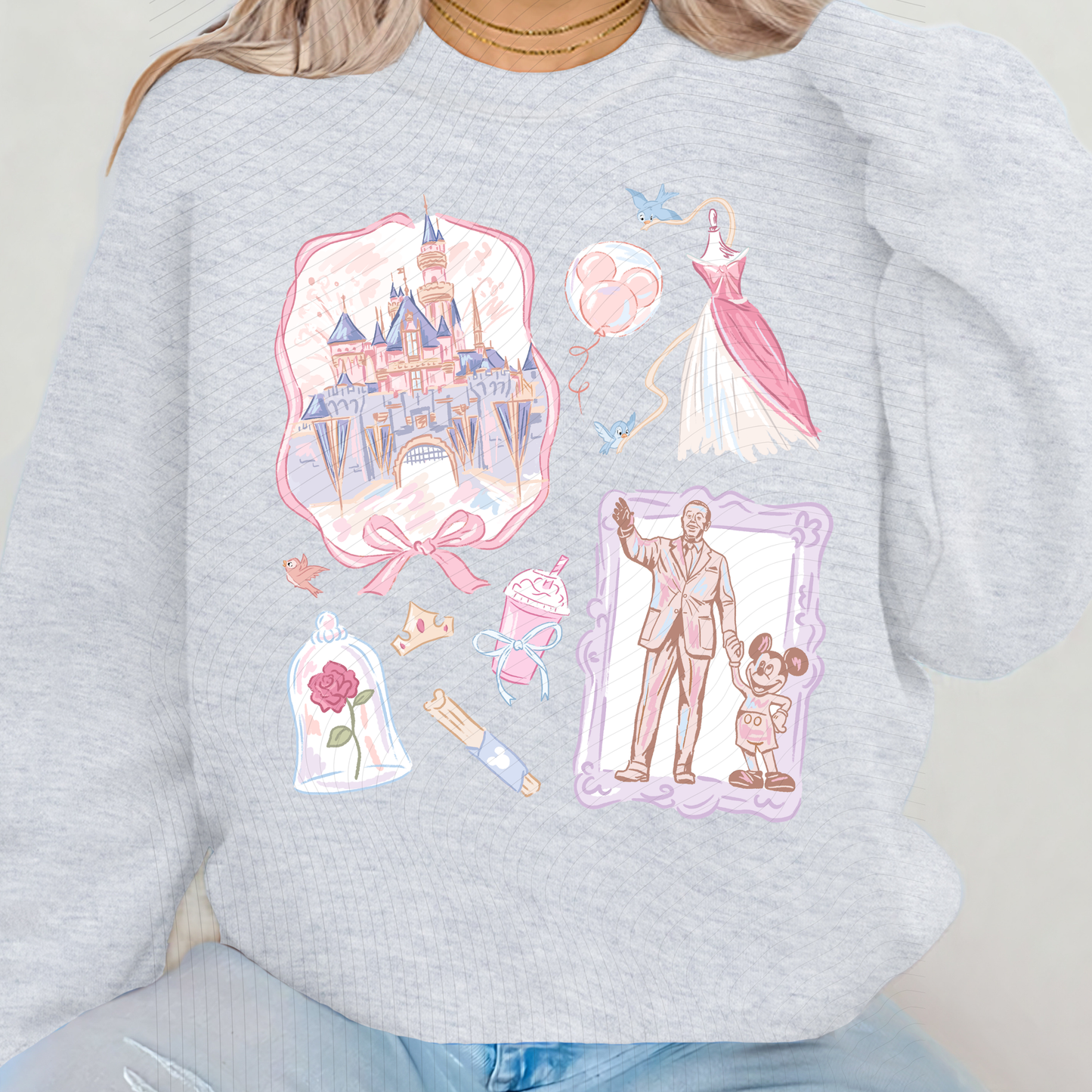 *Pre-Order* Spring Magic Castle Crewneck