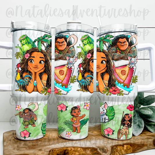 *Pre-Order* How Far I'll Go 40oz Quencher