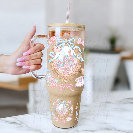 *Pre-Order* Castle Magic 40oz Glass Tumbler