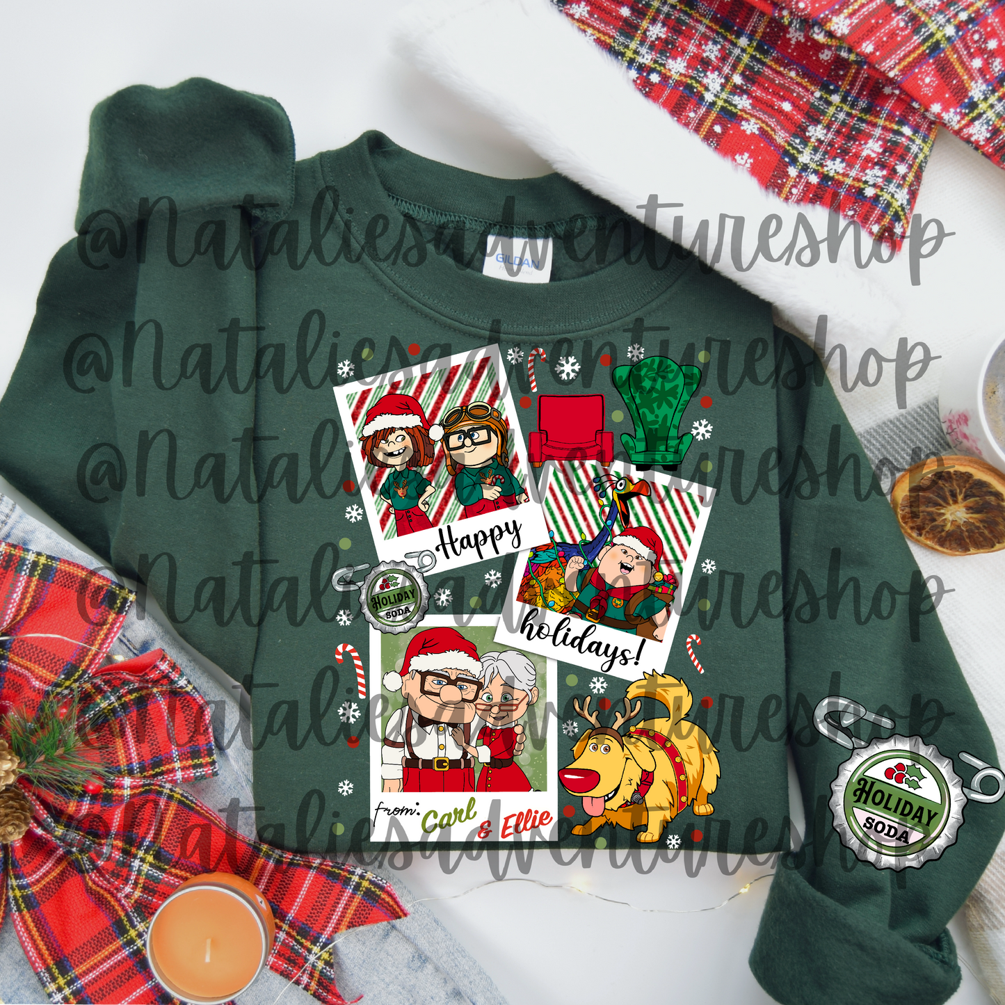 *Pre-Order* Up Christmas Polaroid Crewneck