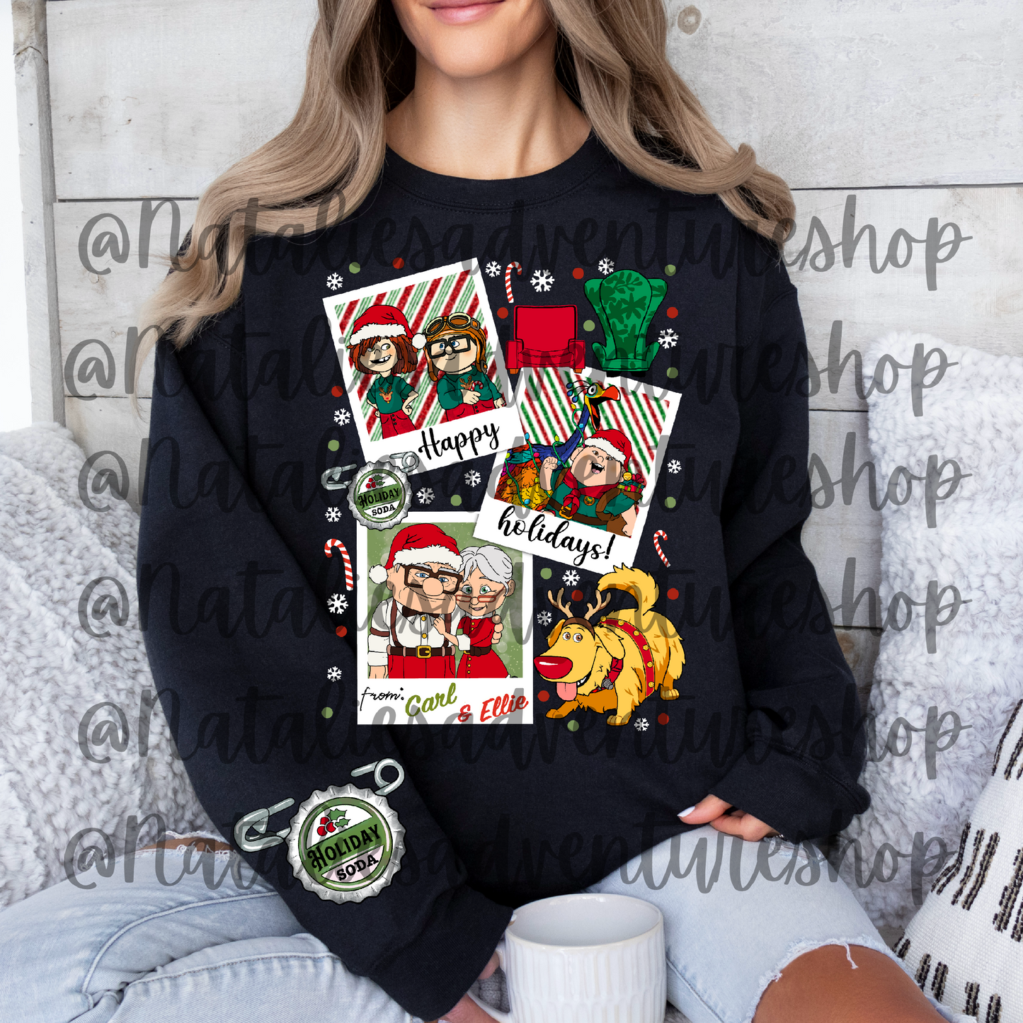 *Pre-Order* Up Christmas Polaroid Crewneck