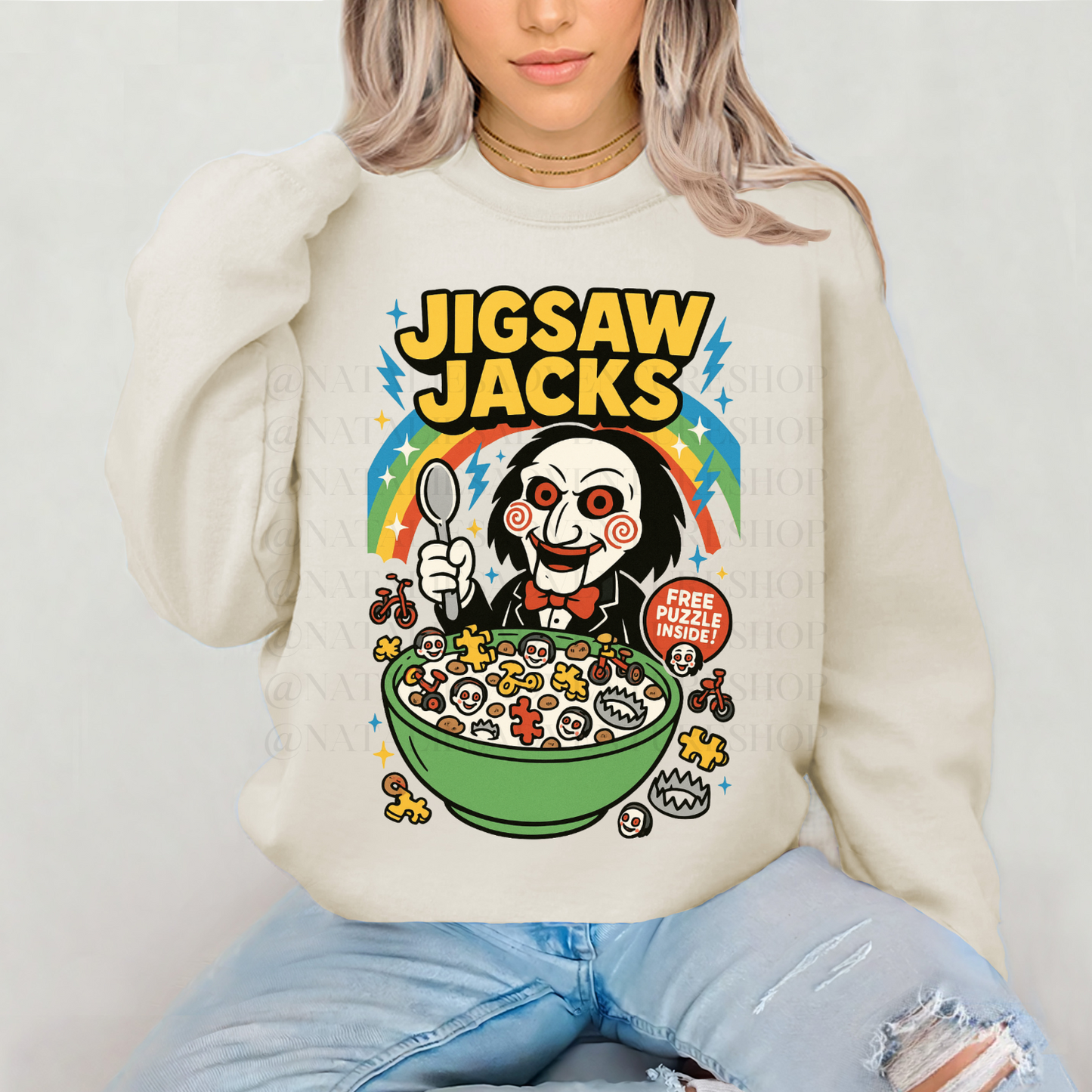 *Pre-Order* Jigsaw Jacks Cereal Crewneck