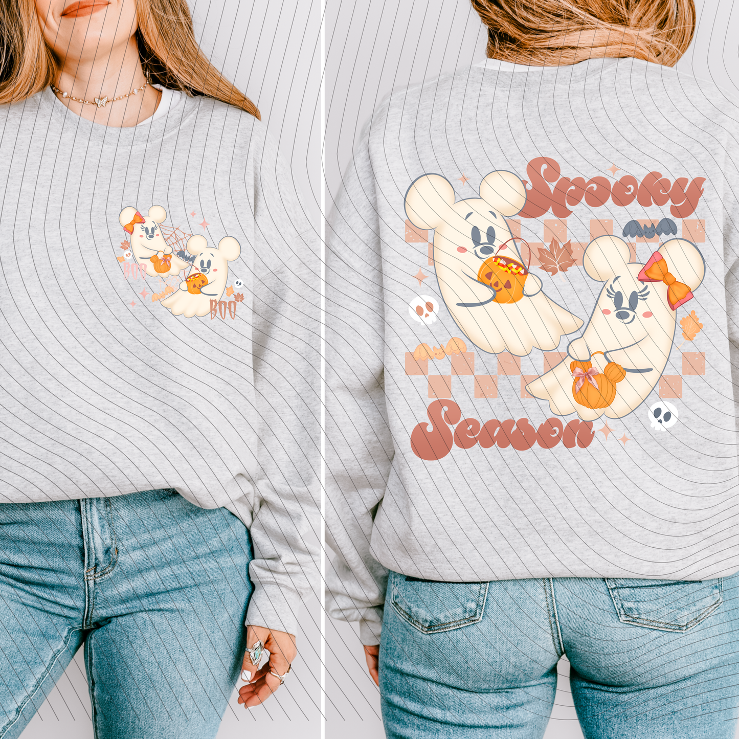 *Pre-Order* Pink Spooky Season Hoodie/Crewneck