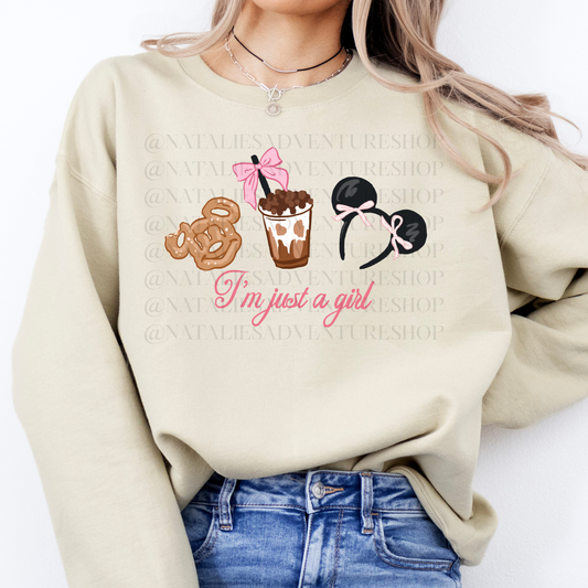 *Pre-Order* Just a Girl Crewneck
